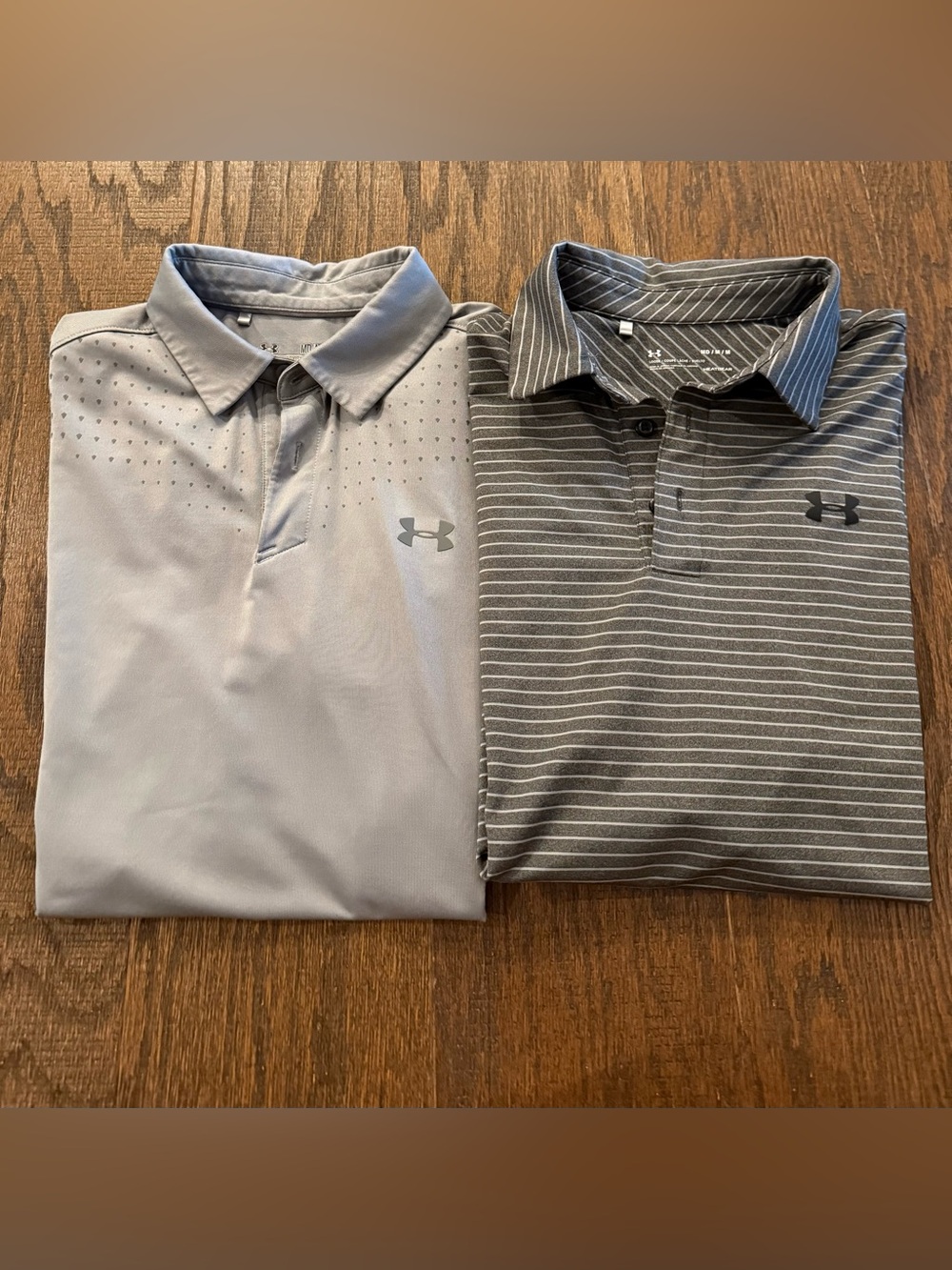 Under Armour and Nike Bundle of Men’s Performance Golf Shirts - all size medium - Picture 2 of 9